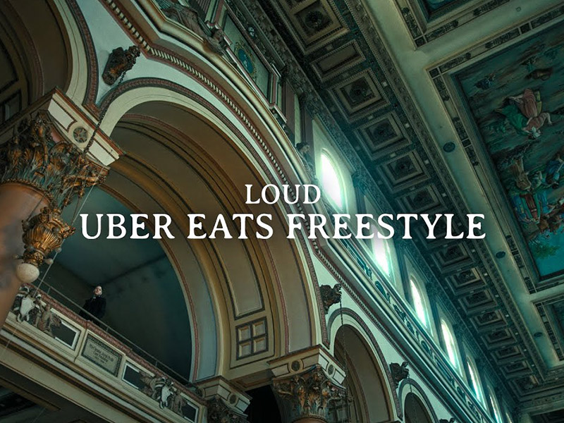 Loud Uber eats freestyle